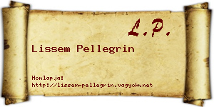 Lissem Pellegrin névjegykártya